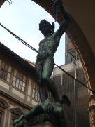Statue of Perseus with the head of Medusa